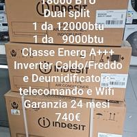 Climatizzatore Indesit Dual Split 18000btu
