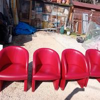 portone a pozzetto in pelle