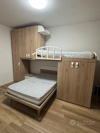 Cameretta doppia con soppalco