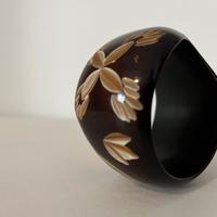 Bracciale spesso in legno