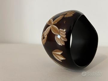 Bracciale spesso in legno