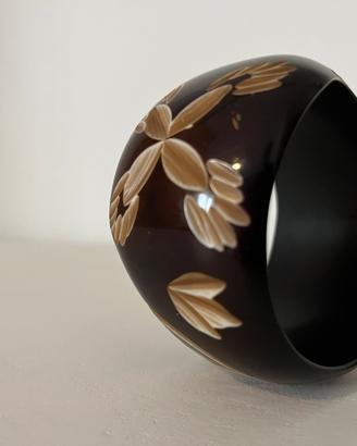 Bracciale spesso in legno