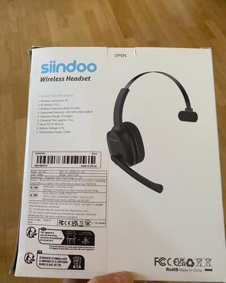 Siindoo wireless headset