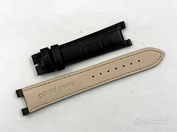 Gérald Genta Cinturino Alligatore Nero 19/16mm