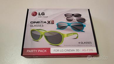 Occhiali LG Cinema 3D – Set 4 pezzi