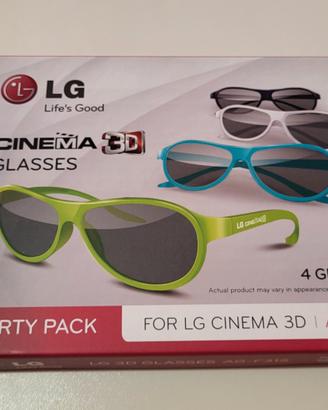 Occhiali LG Cinema 3D – Set 4 pezzi