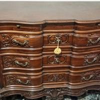 Cassettone comò noce