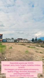 Sosta auto camper