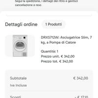 asciugatrice Beko 7 kg