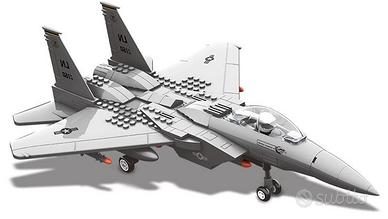 Set mattoncini Aeroplano F-15 Eagle Fighter Jet
