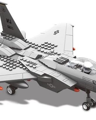Set mattoncini Aeroplano F-15 Eagle Fighter Jet