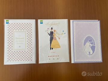 Biglietti d'auguri vintage - Matrimonio