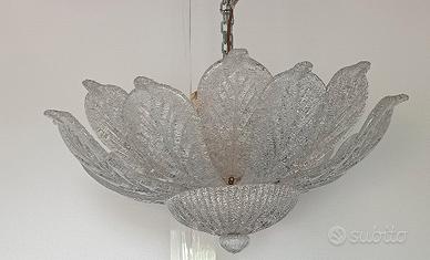 Lampadario in vetro di Murano 
