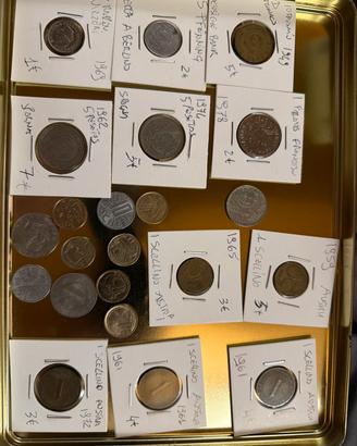 Lotto 22 Monete Svizzera Germania Austria Spagna