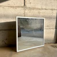 Specchio quadrato bianco 70 x 70 cm 