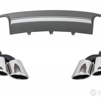 DIFFUSORE POSTERIORE AUDI A4 B8 FL 12-15 Look S4
