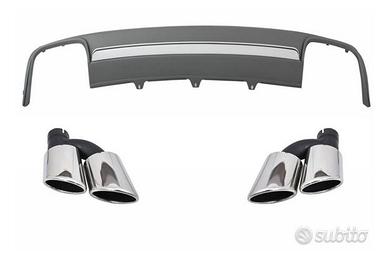 DIFFUSORE POSTERIORE AUDI A4 B8 FL 12-15 Look S4