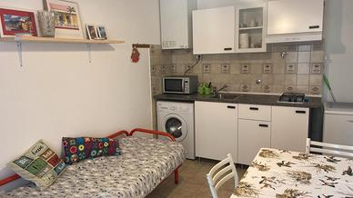 Bilocale libero dal 28/8, 10 min a piedi al mare