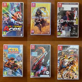 Lotto 6 Giochi Nintendo Switch