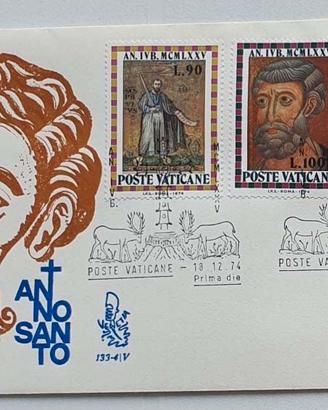 Anno Santo 1975 - n.6 buste primo giorno emissione