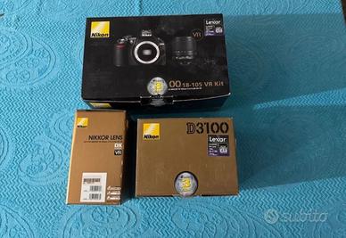 Nikon D3100 + obiettivo 18-105