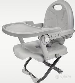 Seggiolino pappa pieghevole con vassoio/alzasedia