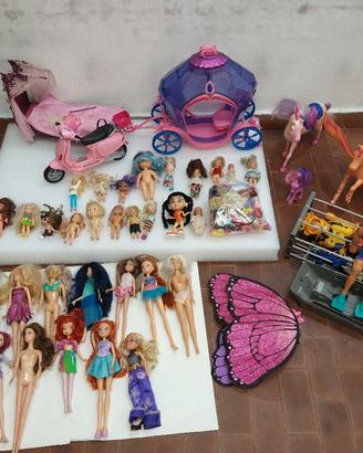 Lotto Bambole Winx Bratz