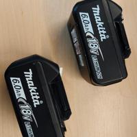 Batterie per elettrutensili Makita 18v 6Ah (2pz)