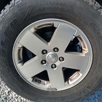 n.5 cerchi in lega  originali jeep 