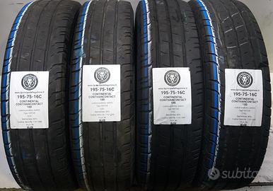 4 GOMME 195 75 16C CONTINENTAL A64953