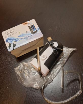 Dispenser automatico ricaricabile USB pompa acqua 