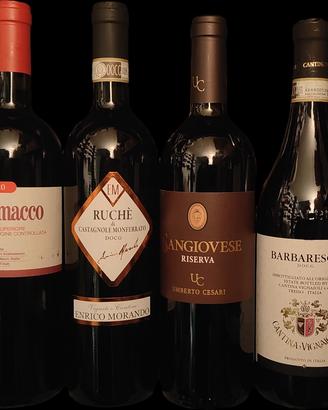 Grattamacco Ruché Sangiovese e Barbaresco 