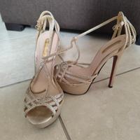 scarpe da cerimonia dorate PRIMADONNA