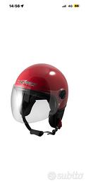 Casco Jet con visiera antigraffio