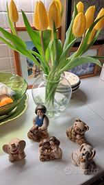 Statuette THUN originali – Ceramica dipinta a mano