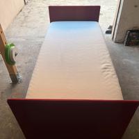 Letto singolo continitore + Materasso Bultex