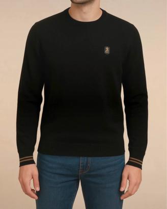 Maglioncino da uomo nero/Refrigiwear TG.S/M