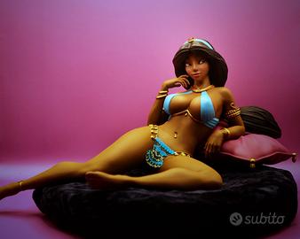 jasmine disney aladdin dipinta a mano