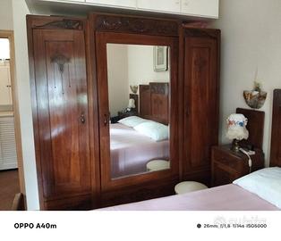 Camera in legno restaurata dei primi del '900