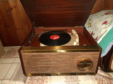 radio a valvole con giradischi siemens rf 7128