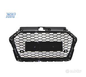 GRIGLIA PER AUDI A3 16- LOOK RS3 NERO