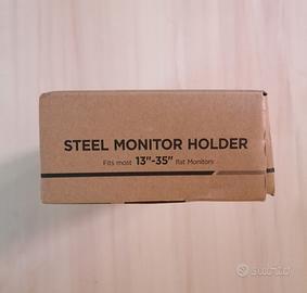 Supporto in acciaio per monitor 