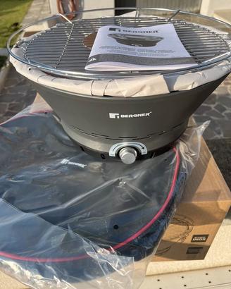 BBQ- barbecue da tavolo portatile NUOVO Bergner.