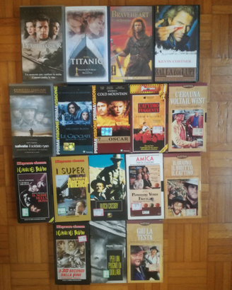 Lotto VHS film classici cult