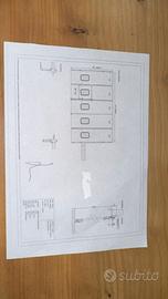 portone a libro 5 ante