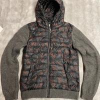 Piumino antivento maniche in lana Fred Mello Tg L