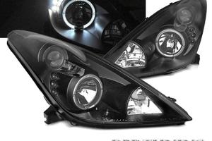Coppia fari Led Angel Eyes Toyota Celica 99-06 ner
