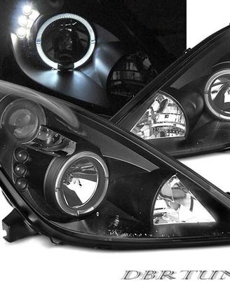 Coppia fari Led Angel Eyes Toyota Celica 99-06 ner