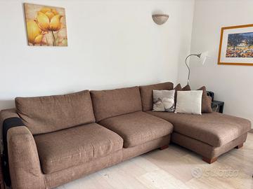 Divano con penisola 5 posti