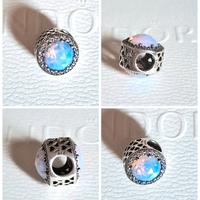 Pandora charm Opale gioiello pavè Zirconi Nuovo
